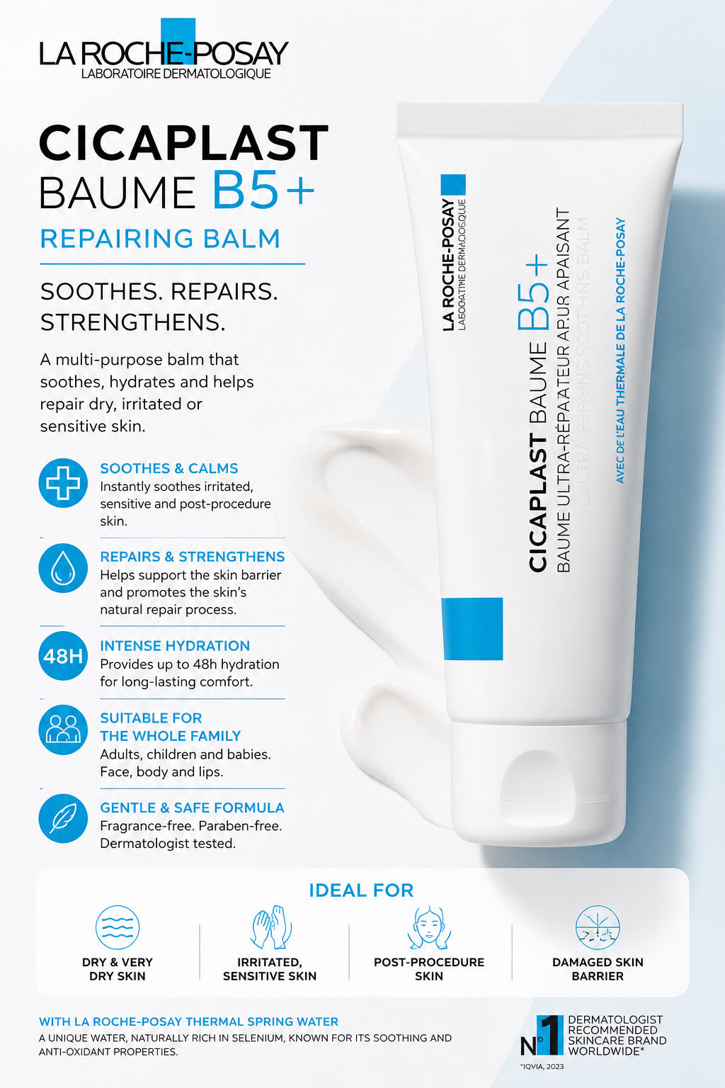 La Roche-Posay Cicaplast Baume B5+ 100 ML